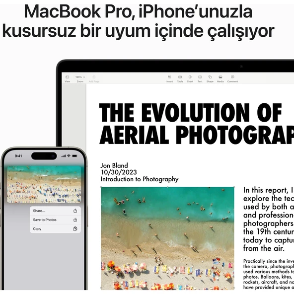 Apple Macbook Pro M3 Pro 18 GB Ram 1TB SSD  14" MacOs - Outlet - Resim 4