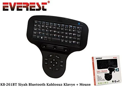 Everest KB-261BT Siyah Bluetooth Kablosuz Q Multimedia Klavye + Mouse Set - 4