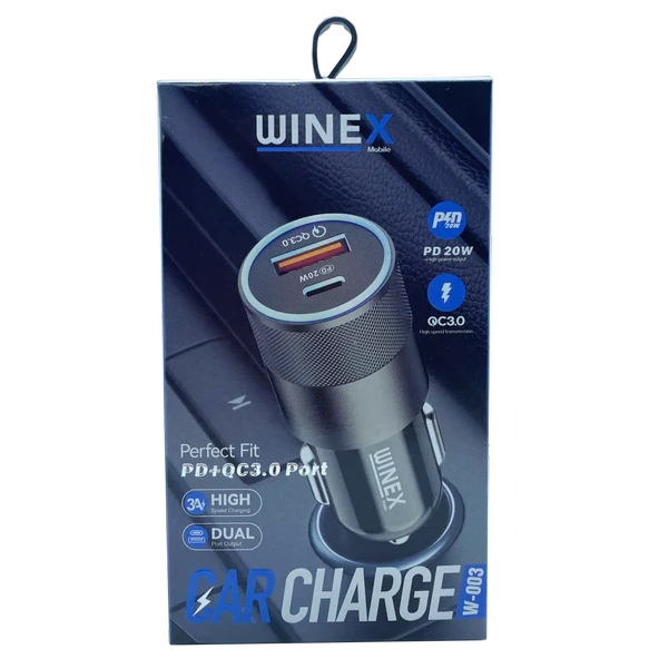 PD 18W + QC3.0 USB Hızlı Araç Şarj Başlığı Dvip C27