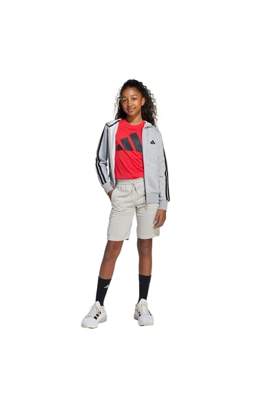 adidas Çocuk  Bej  Şort J SL FT C SH JN7994 - 4