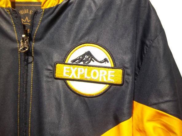 EXPLORE DETAYLI RİBANALI ERKEK YAĞMURLUK - 2