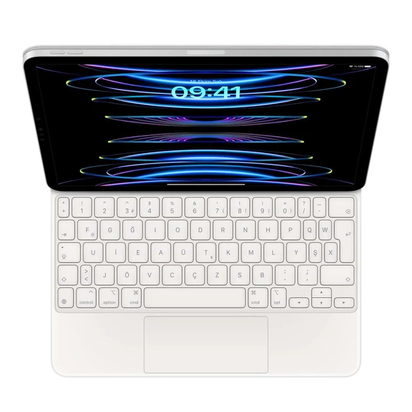 Apple 11 inç iPad Pro (4. nesil) ve iPad Air (5. nesil) için Magic Keyboard Türkçe F Klavye Beyaz MJQJ3TU/A       - Outlet