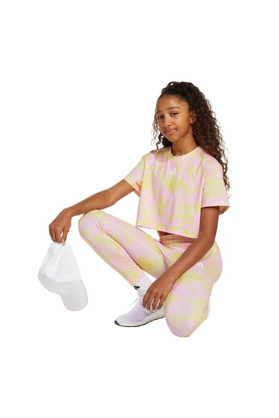 adidas Çocuk  Sarı  T-shirt JG TR-ES FL TE JI6098 - 5