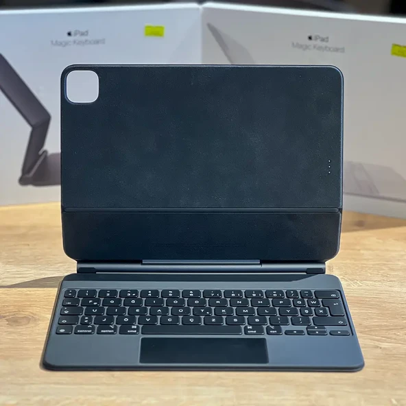 Apple 11 inç iPad Pro (4. nesil) ve iPad Air (5. nesil) için Magic Keyboard Türkçe F Klavye MXQT2TU/A       - Outlet