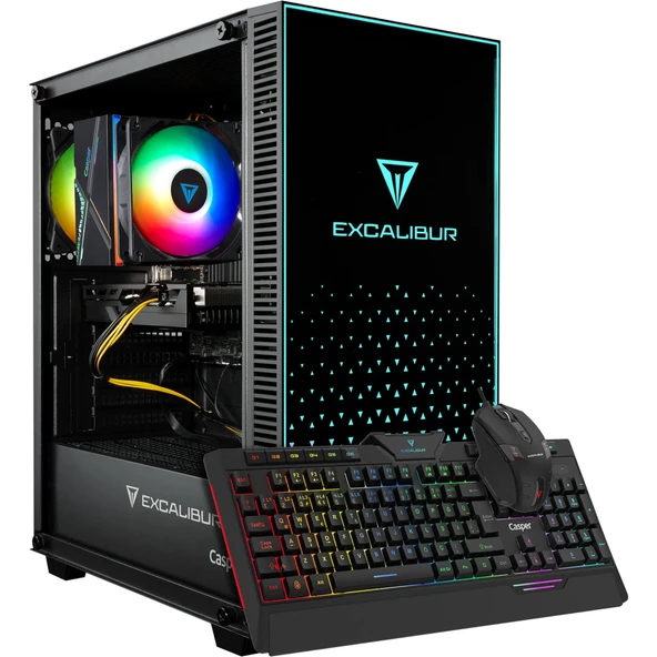 Casper Excalibur E65H.114F-DFB0X-0HD Intel Core i5 11400F 16GB Ram 1TB SSD Nvidia GeForce RTX 3050 (6GB)  FreeDos - Outlet