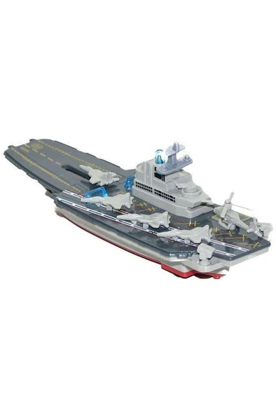 Oyuncak Fy015-6d Metal Uçak Gemisi Oyuncak Mini Boy 18 Cm ( Uçak Yok Üstünde) - 2