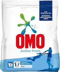 Omo Active Fresh Toz Çamaşır Deterjanı Beyazlar İçin En Zorlu Lekeleri İlk Yıkamada Çıkarır 4 KG 26 Yıkama 1 Adet