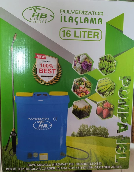 HB Garden 16 lt Sırt Tipi Akülü İlaçlama Makinesi - 2