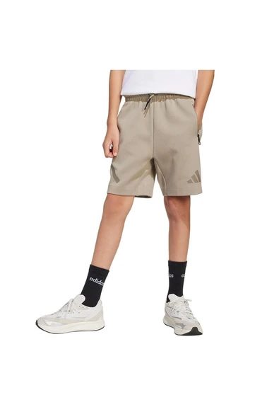 adidas Çocuk  Bej  Şort J ZNE SHORTS JD0009 - 2