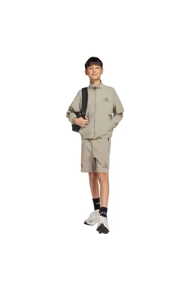 adidas Çocuk  Bej  Şort J ZNE SHORTS JD0009 - 4