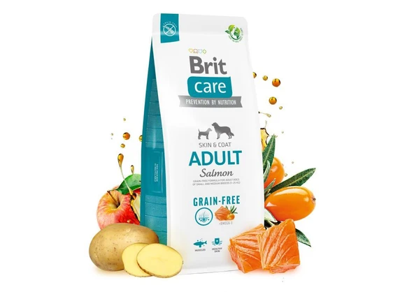 Brit Care Tahılsız Somonlu Köpek Maması 12 Kg - 2