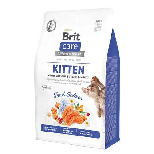 Brit Care Tahılsız Somonlu Bağışıklık Destekleyici Yavru Kedi Maması 2 Kg ürün görseli