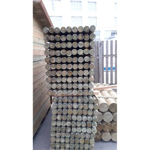 Yuvarlak Kazik Boy : 200 Cm  Çap : 8 Cm (10 Adet) - 3