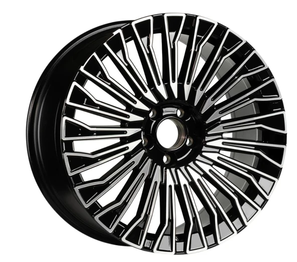 EMR-S1022-01 8.0x18" -5x112 ET38 66.6 Deep Black Diamond Gloss Jant (4 Adet)