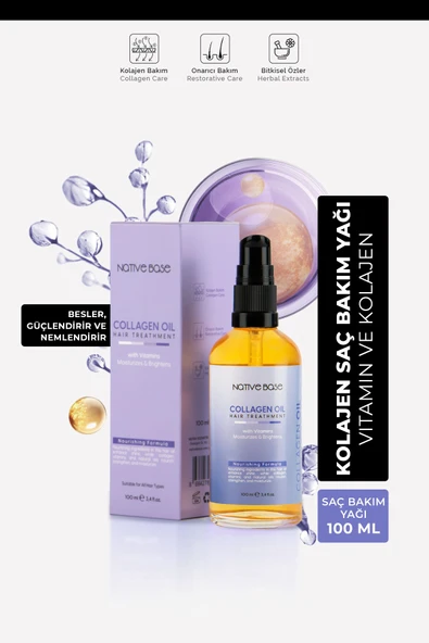Kolajen Yağı Yenileyici ve Canlandırıcı Özellikli 100 Ml