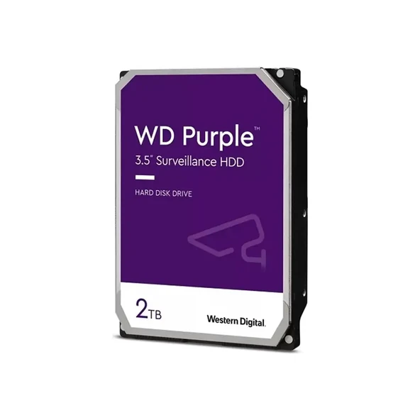 Western Digital  2TB WD Purple SATA 6Gb/s 64MB DV 7x24 WD23PURZ       - Sıfır