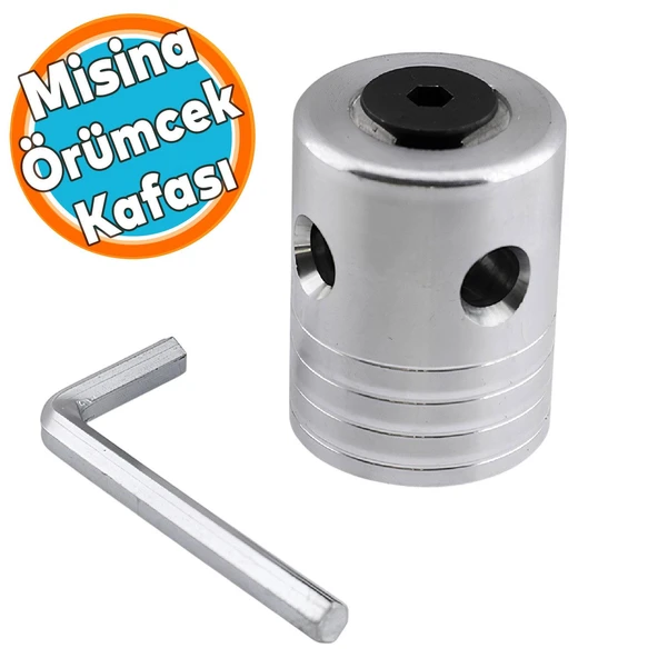 Motorlu Tırpan Çim Biçme Örümcek Kafa Misina Başlığı Başlık Yan Tırpan Uyumlu Metal Aluminyum Aparat