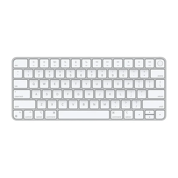 Apple MK293TZ/A Magic Keyboard Touch ID ABD İngilizce Q Beyaz Kablosuz Klavye       - Outlet