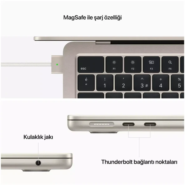 Apple Macbook Air M2 16GB Ram 256GB SSD  13.6" MacOs - Outlet - 3