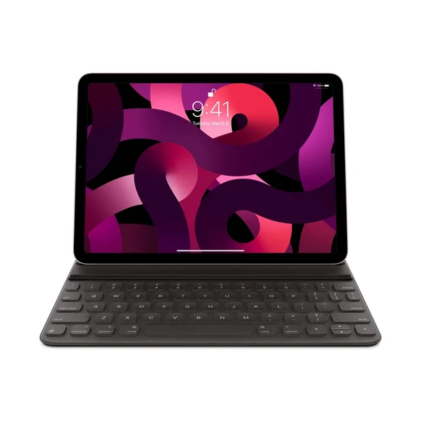 Apple 11 inç iPad Pro (4. nesil) ve 11 inç iPad Air (M2) için Smart Keyboard Folio - Amerikan İngilizcesi MXNK2TZ/A       - Outlet