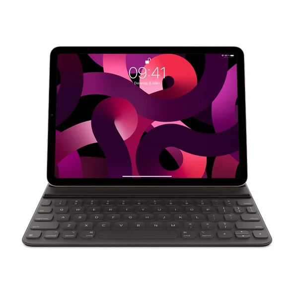 Apple 11 inç iPad Pro (4. nesil) ve 11 inç iPad Air (M2) için Smart Keyboard Folio - Almanca MXNK2TD/A       - Outlet
