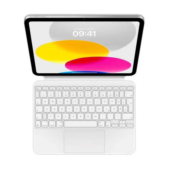 Apple iPad (10. nesil) için Magic Keyboard Folio - Almanca - MQDP3TD/A       - Outlet
