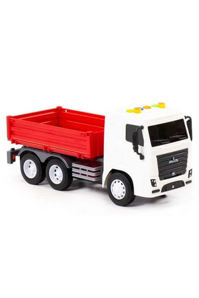 POLESİE 96425 CİTY-2 SÜRTMELİ KAMYONET IŞIKLI VE SESLİ BEYAZ KABİN KUTUDA - 4