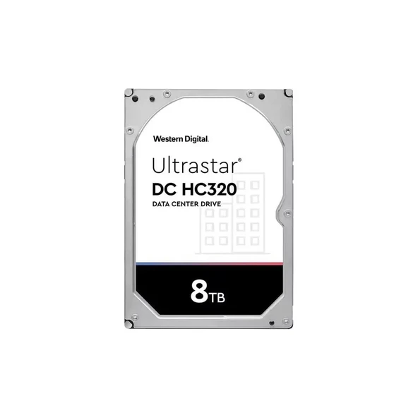 Western Digital 3.5" 8tb HC320 HUS728T8TALE6L4 7200 Rpm 256MB Sata-3 Nas ve Güvenlik Diski       - Sıfır