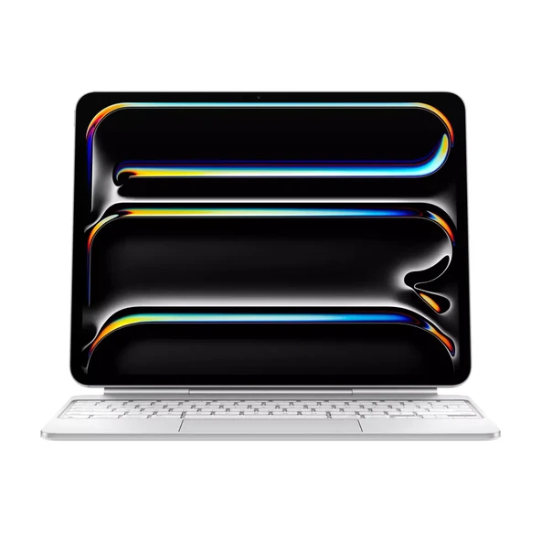 Apple Magic Keyboard for iPad Pro 13‑inch (M4) Türkçe-Q Beyaz MWR43TQ/A       - Outlet