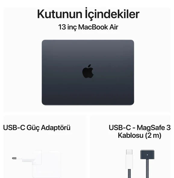 Apple Macbook Air M3 8GB Ram 256GB SSD  15" MacOs - Outlet - 6