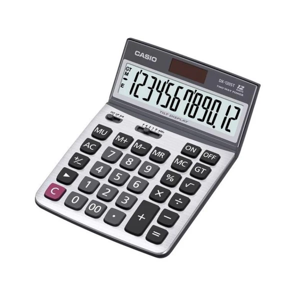 Casio DX-120ST Masaüstü Hesap Makinesi 12 Hane