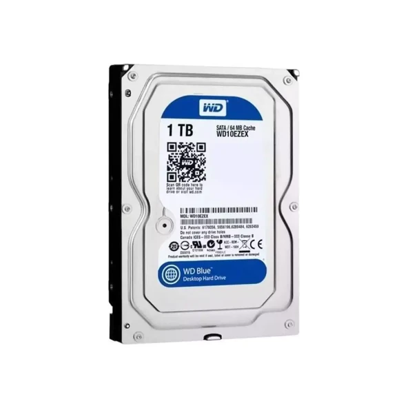 Western Digital Wd Blue 1 Tb 3.5" 7200 Rpm Sata 3 WD10EZEX Güvenlik Harddisk HDD       - Sıfır