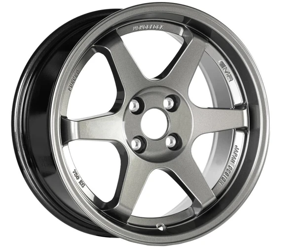 EMR-S1034-12 7.0x16" -5x100 ET35 57.1 Gun Metal Jant (4 Adet)
