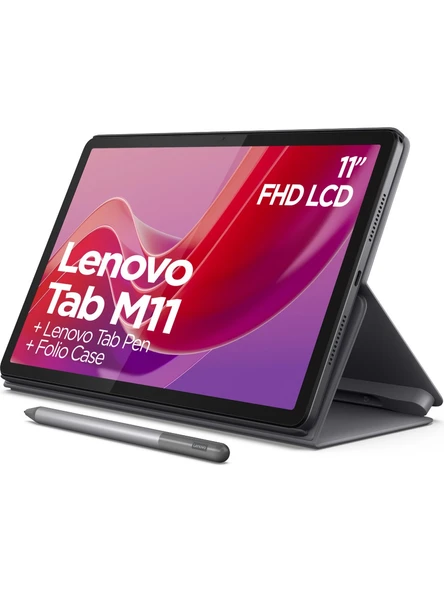 Lenovo Tab M11 with Tab Pen + Folio Case ZADB0041TR  4GB Ram 128GB SSD   Android - Outlet
