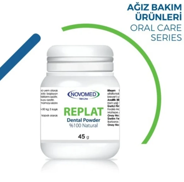 Novomed Replat Ağız Ve Diş Sağlığı Tartar Önleyici Ve Azaltan Tamamlayıcı Mama