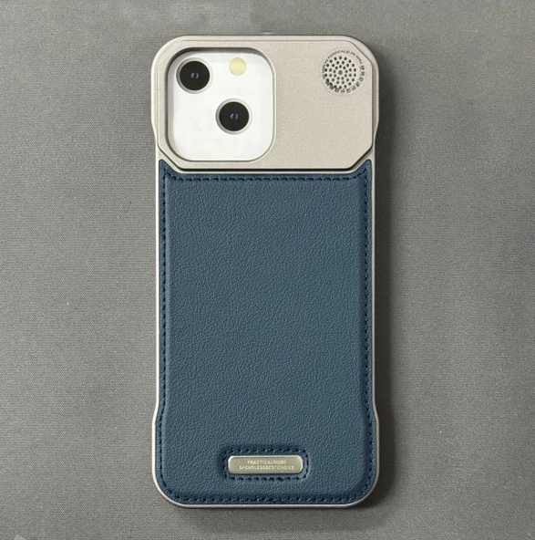 iPhone 15 Parfümlü Koku Hazneli MagSafe Uyumlu Deri Kılıf - Resim 13