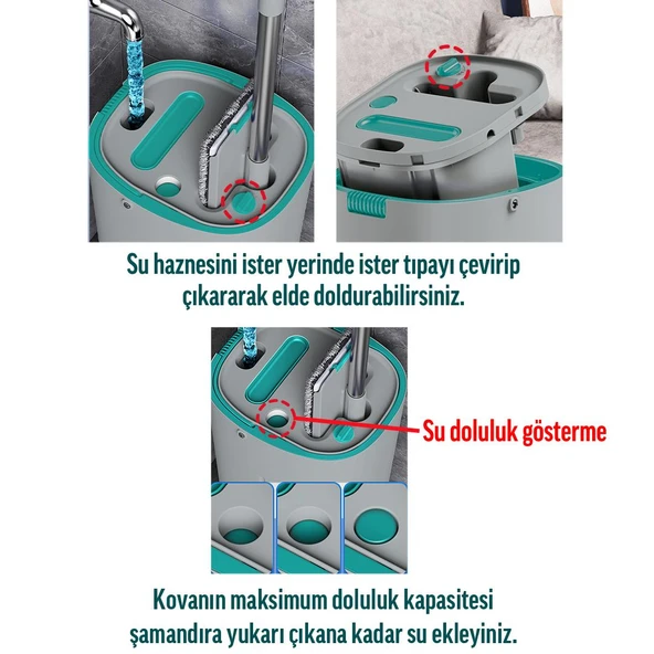 SMARTER 40'LI TÜY TOPLAYICI YEDEK 2 ADET APARAT VE AQUA JET - 6