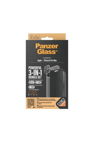 iPhone 15 Pro Max UWF Privacy Bundle Ekran & Kamera Koruyucu Kapak - Resim 3