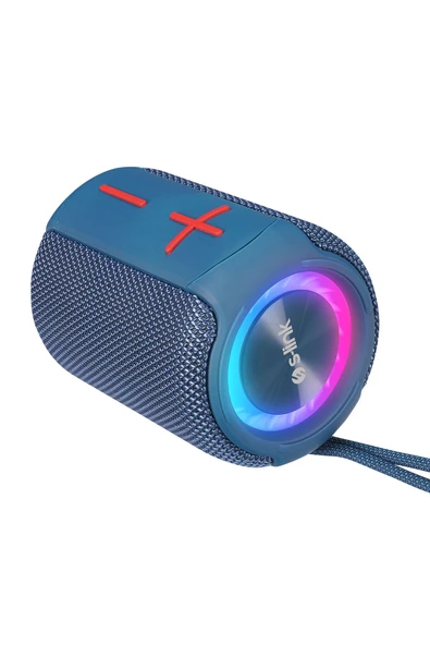 SL-S79 Roll Gri 6W 1200mAh USB-TF-TWS-IPX5 Bluetooth Hoparlör - Resim 3