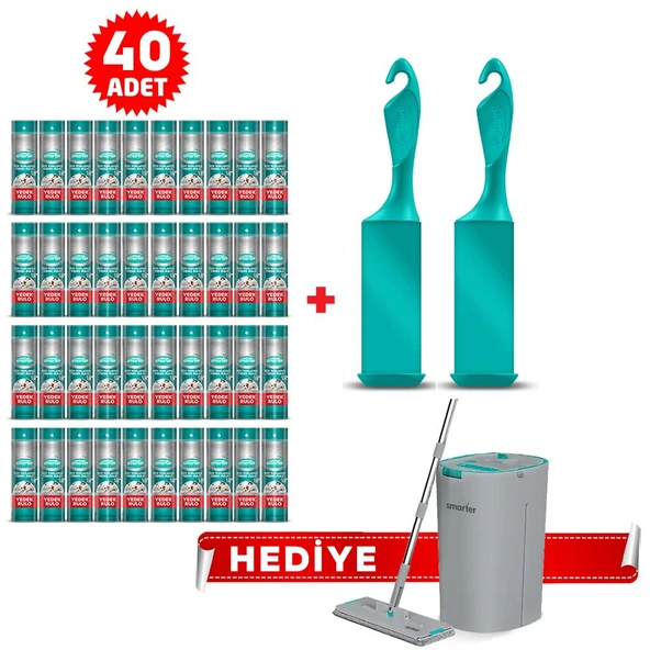 SMARTER 40'LI TÜY TOPLAYICI YEDEK 2 ADET APARAT VE AQUA JET