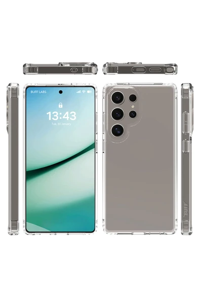 Buff Galaxy S25 Ultra Air Hybrid Şeffaf Kılıf - 4