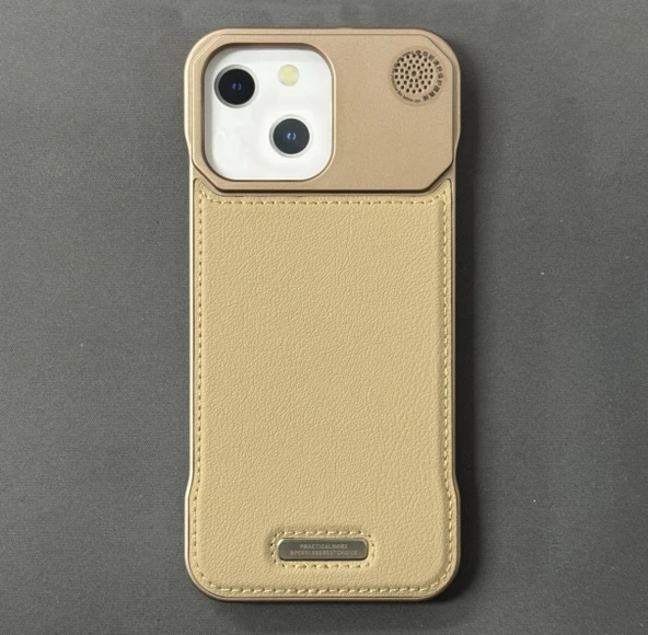 iPhone 15 Parfümlü Koku Hazneli MagSafe Uyumlu Deri Kılıf - Resim 16