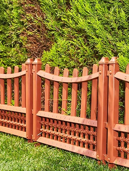 Elit Plastik Bahçe Çiti 4'lü Set 55x40 Cm - 6