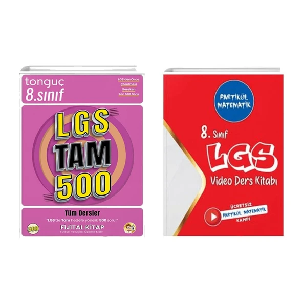 8. Sınıf Lgs 500 Tam Tüm Dersler+8. Sınıf Lgs Video Ders Kitabı