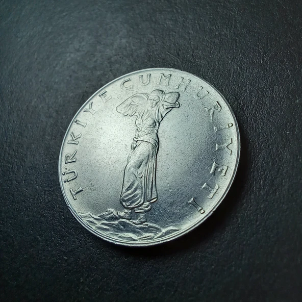 Escoines Koleksiyon 399636801591ccb389 1974 Akmonital 25 Kuruş ÇT/ÇÇT+ Eski Madeni Para - Resim 2