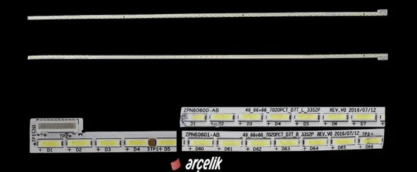 49 VLX 8600 , 49 VLX 8650, 49 VLX 9600, 49 VLX 9650, 49 VLX 9750, A49L 8652, A49L 9672, A49L 9672, A49L 9683, A49L 9782, A49L 9783, A49L 9785, B49L 8652, B49L 9672, B49L 9672, B49L 9683 LED BAR ürün görseli