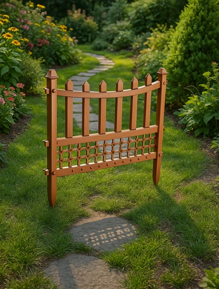 Elit Plastik Bahçe Çiti 4'lü Set 55x40 Cm - 11