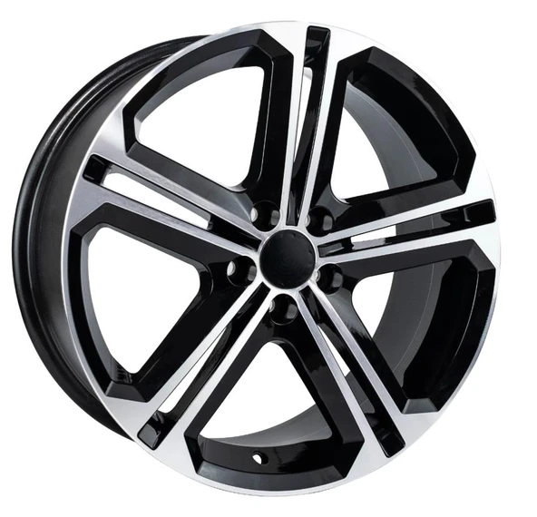 EMR-W7614-04 6.5x16" -5x100 ET35 57.1 Deep Black Diamond Gloss Jant (4 Adet) ürün görseli