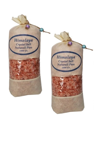 Tuzu Granül Iri Tane Pembe 2 kg Bez Torba