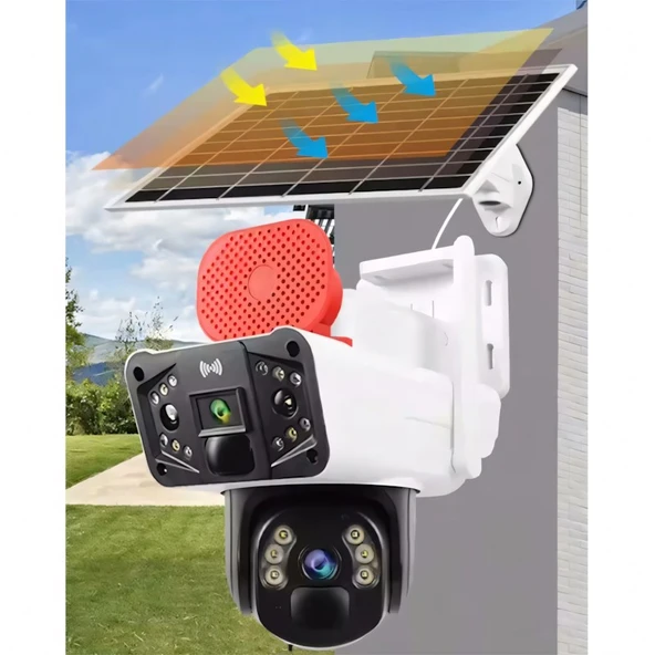 O-Kam 3915 Full HD Solar Gece Görüşlü Güvenlik Kamerası - 4